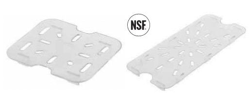 POLYCARBONATE DRAIN SHELVES