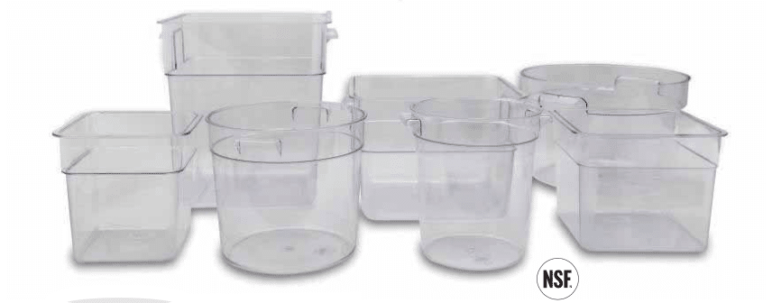 POLYCARBONATE STORAGE CONTAINERS